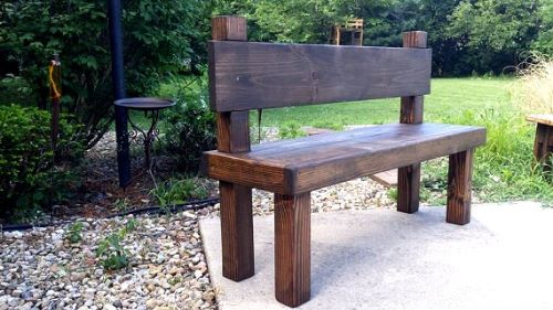 Garden Wooden Bench