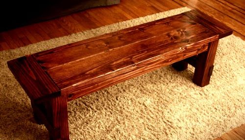 Indoor Wooden Bench