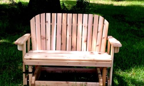 Outdoor Wooden Bench