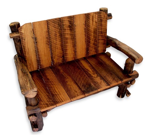 Rustic Wooden Bench