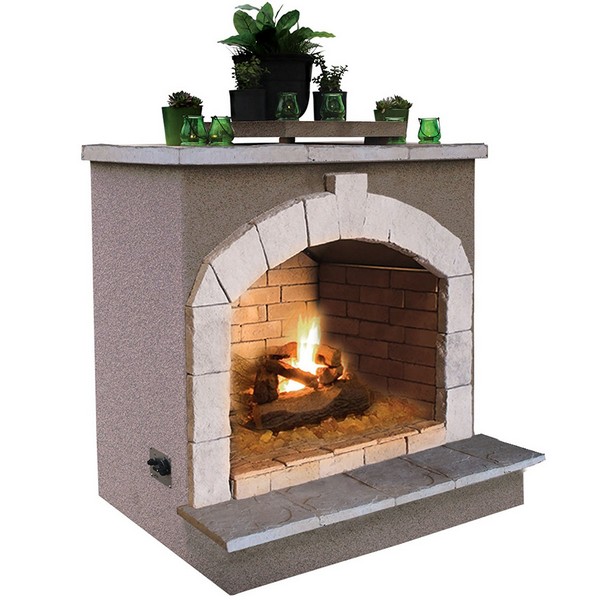 Cal Flame Unfinished Contractor Outdoor Fireplace