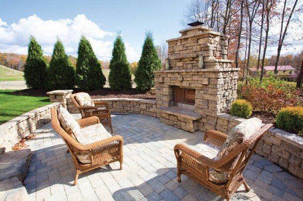 Outdoor Fireplace Ideas And Kits Diy, Stone Outdoor Fireplaces Designs