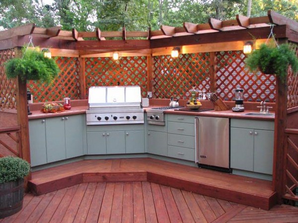 Ideas para cocinas de exterior Diy