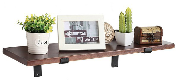 Wall Mounted Wooden Shelves