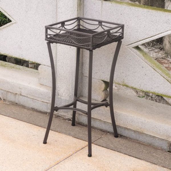 square plant stand