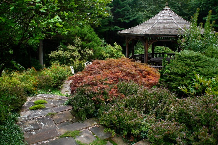 gazebo in the garden