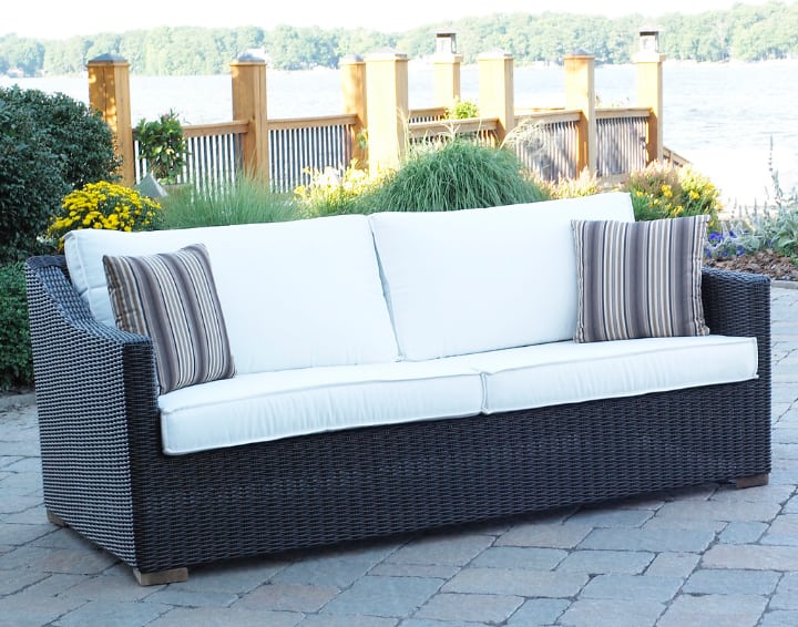 rattan furniture with cushion