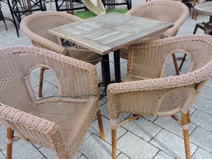 stackable lightweight rattan furniture