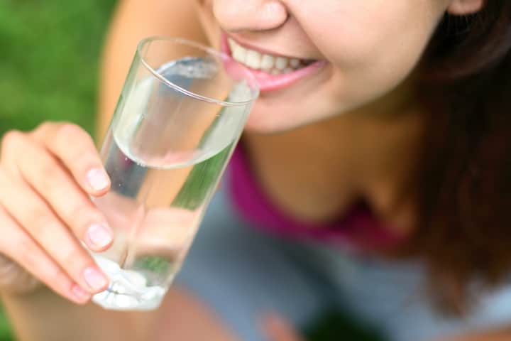 drinking plenty of water