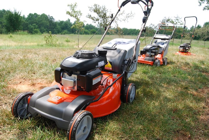 push mowers