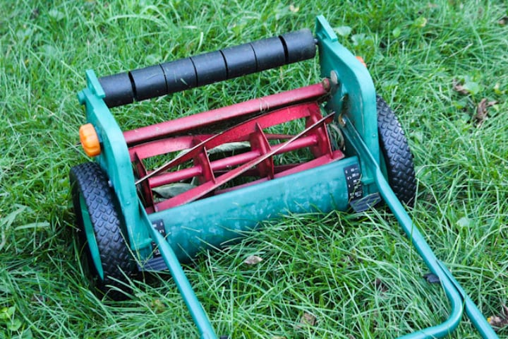 push reel mower