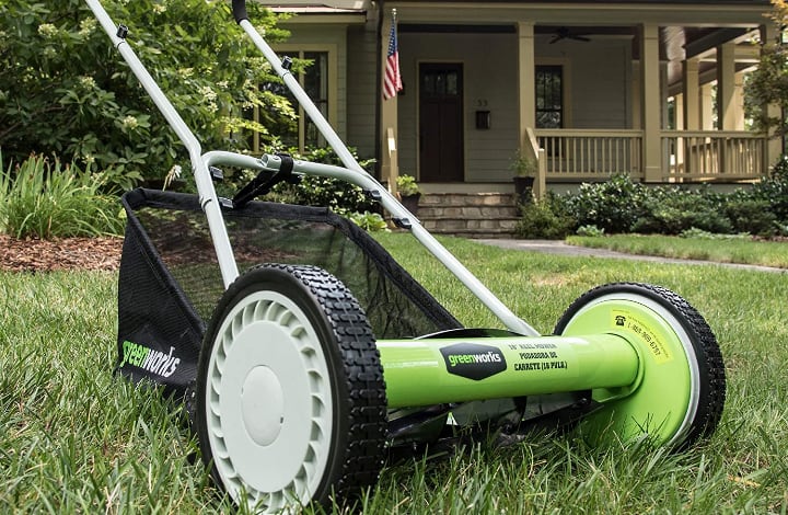 small lawn push mower