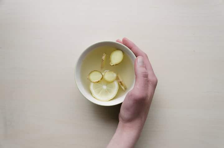 try ginger lemon tea at home