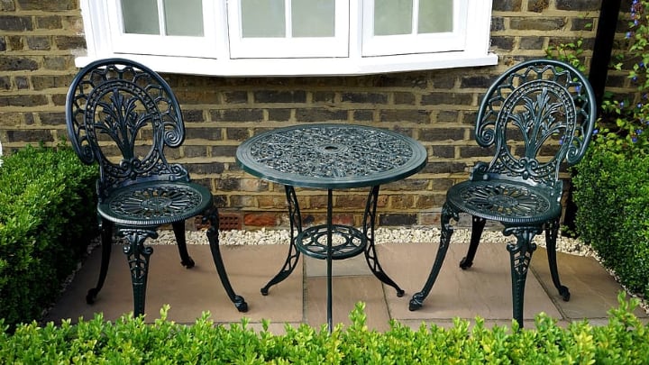 wrought iron patio garden furniture