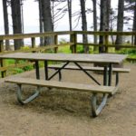 old picnic bench that needs restoration