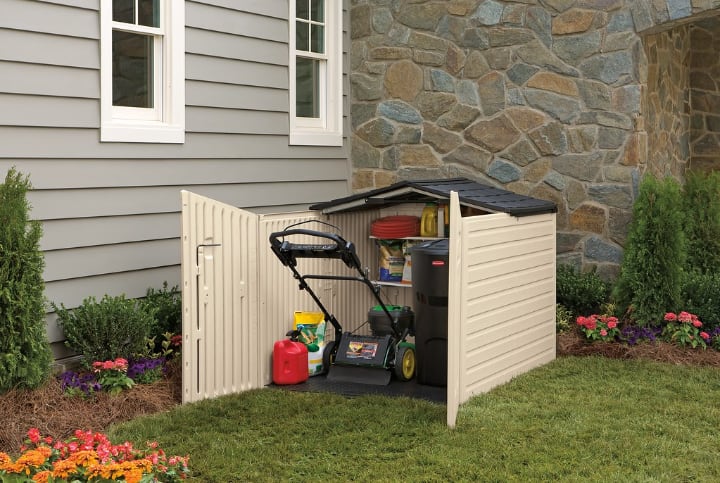 small garden shed for a small lawn