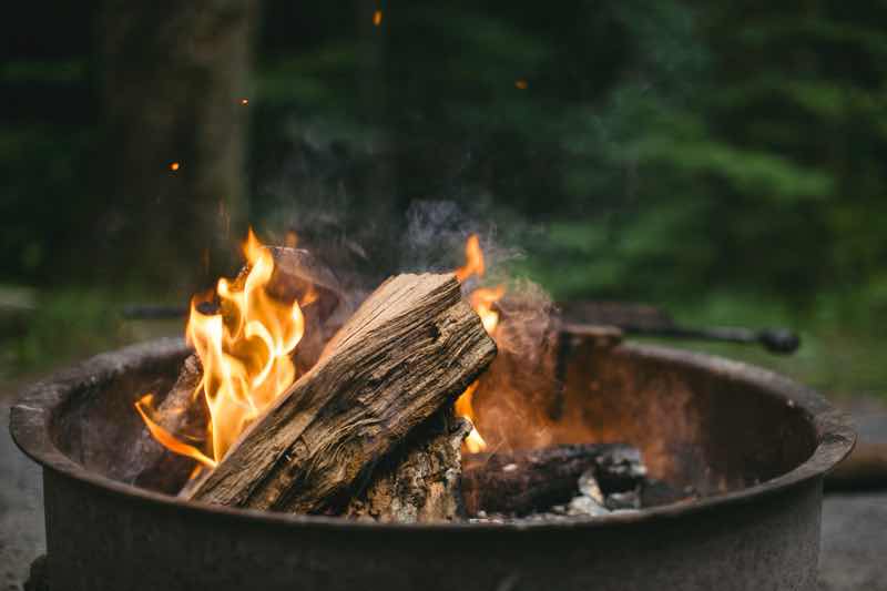 diy fire pit garden