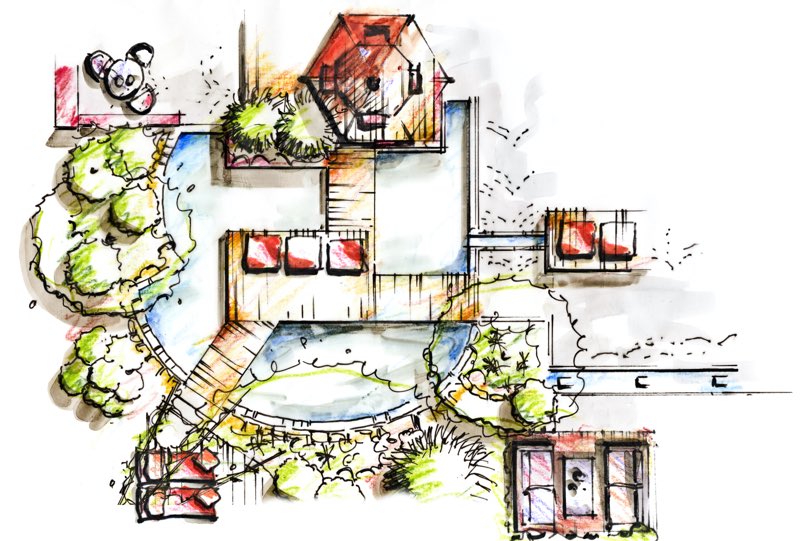 garden edging ideas map