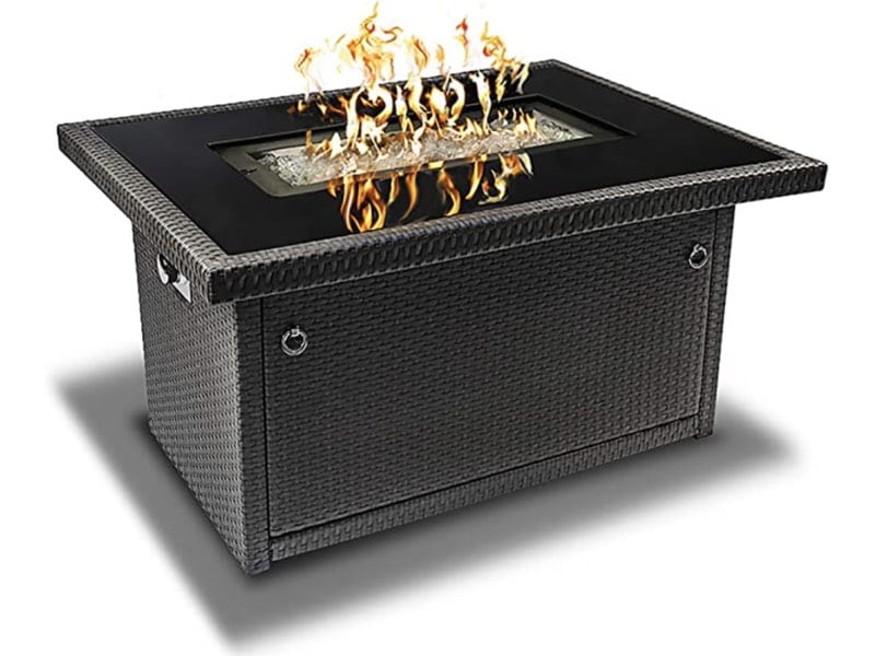 outdoor fire pit fireplace