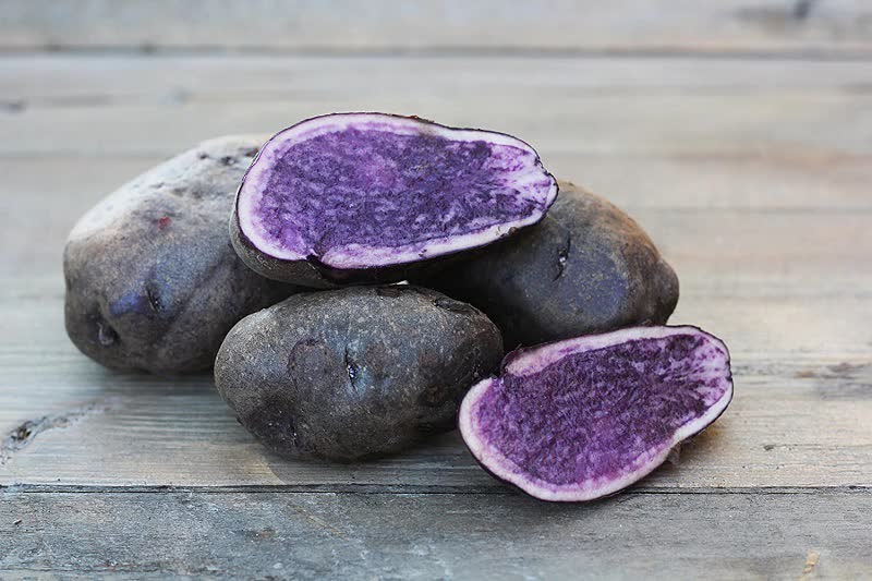 all blue potatoes