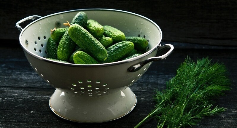 Picklers in a bowl