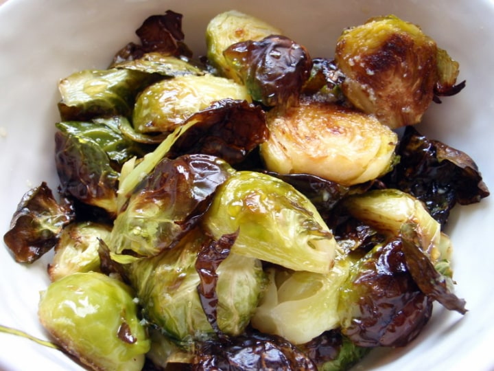 cooked brussel sprouts