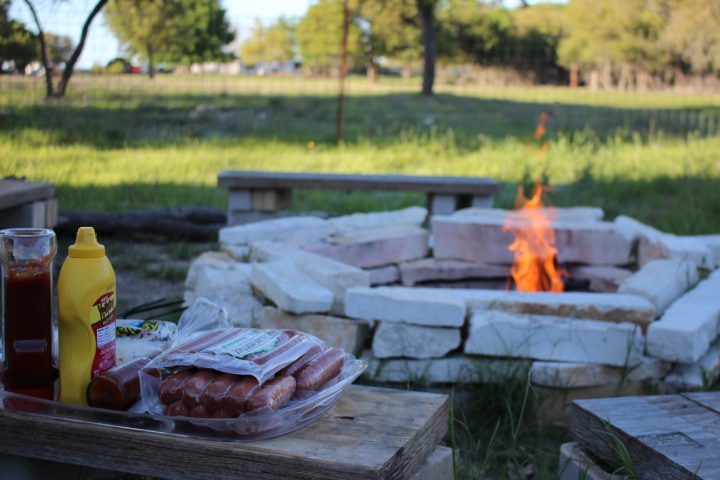 diy brick fire pit