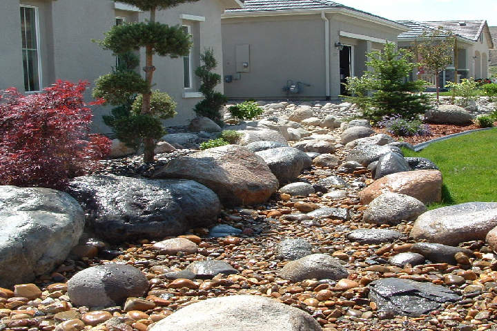 garden rocks ideas