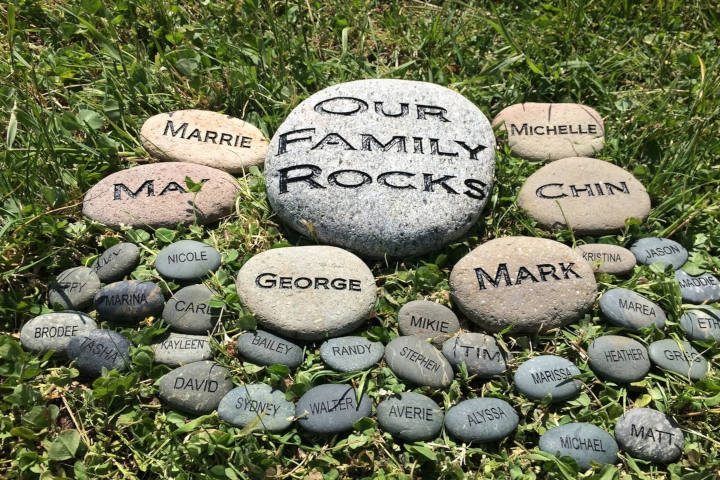 garden rocks pebbles