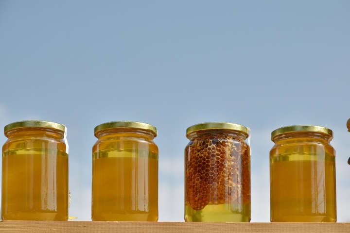 honey in jars