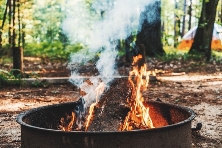 using wood for fire pit