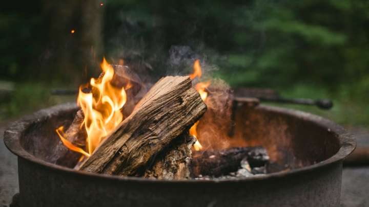 wood burning fire pit