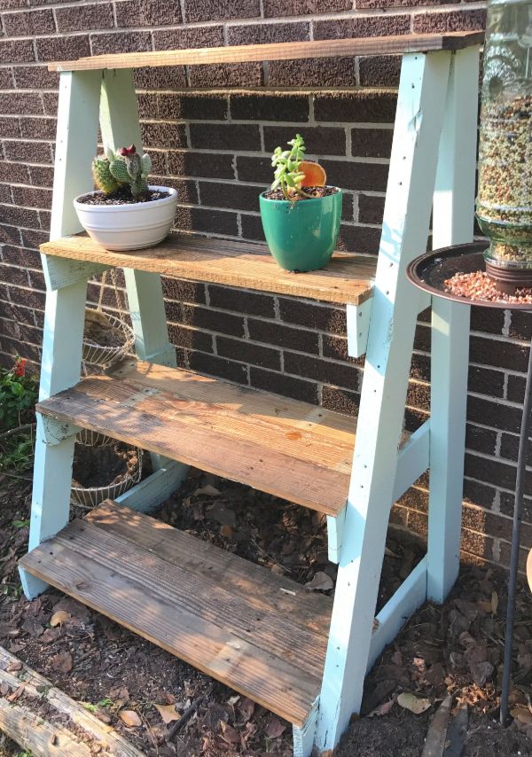 diy outdoor plant stand