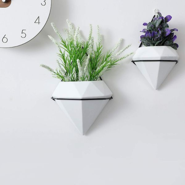 white plant stand