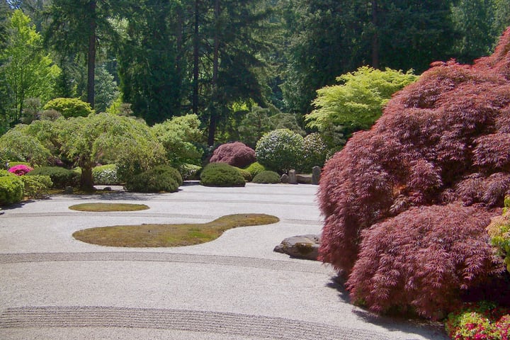 asymmetric japanese garden