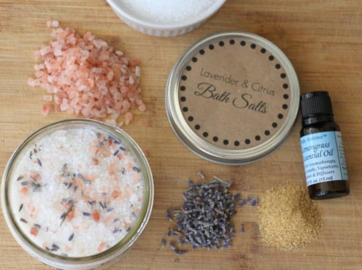 bath salt with lavender