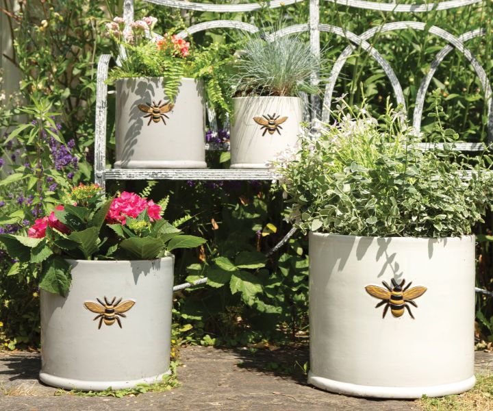 bee garden planters