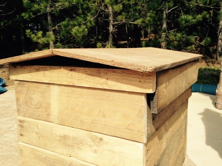 diy pallet langstroth hive