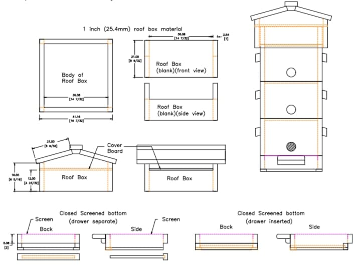 diy warre hive plan