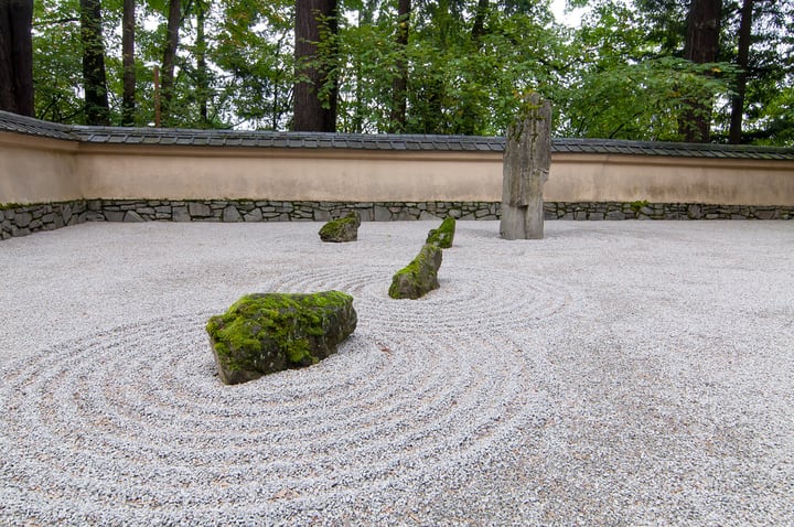 japanese rock garden