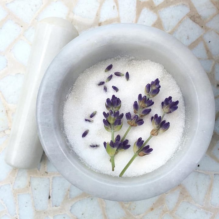 lavender sugar