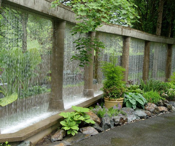 water wall gardening