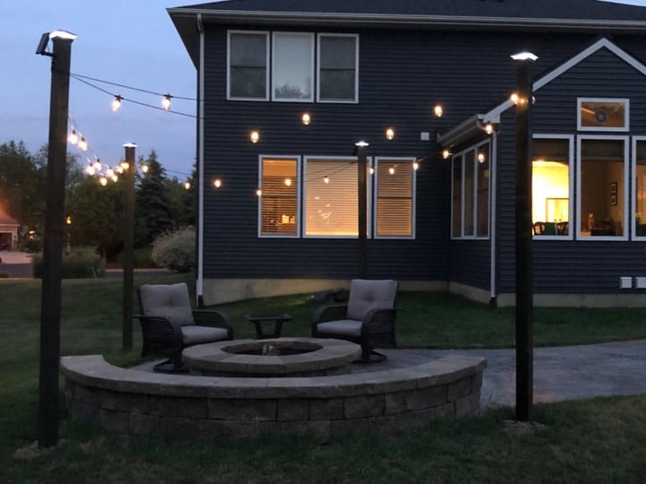 backyard garden lights