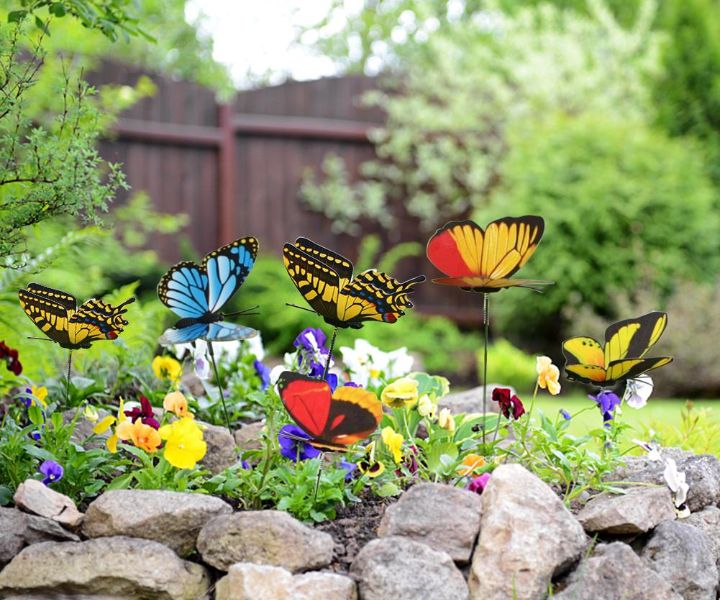 butterfly garden stakes