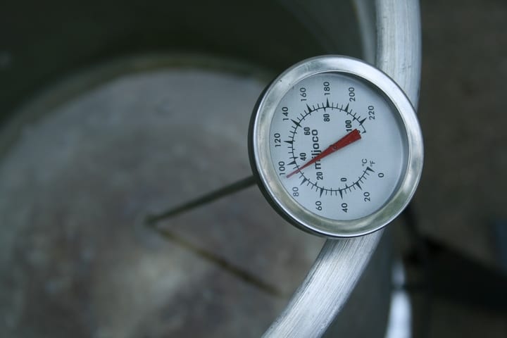 water at eighty degrees celsius