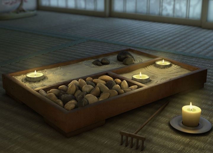 zen garden desk