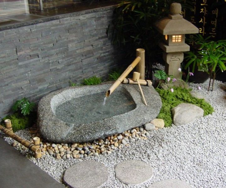 zen garden fountain