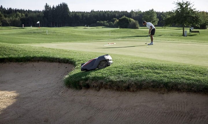 automatic lawn mower with gps comercial