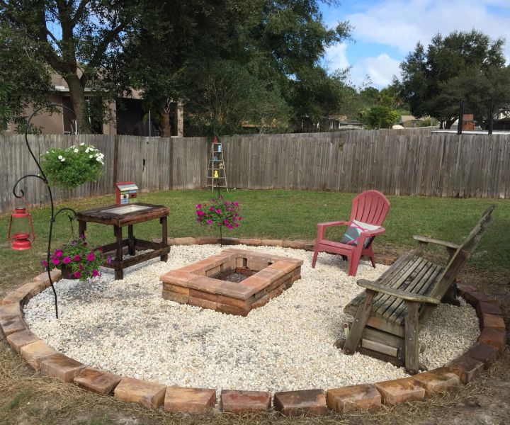 fire pit border ideas