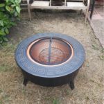 fire pit with holes